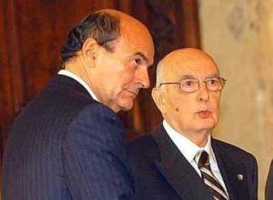 Bersani e Napolitano