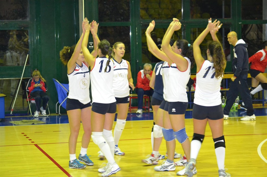 alcune ragazze della b2 del volley club frascati